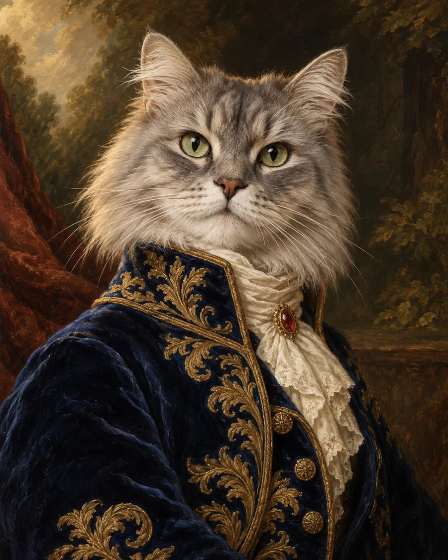 The Royal Heirloom portrait style example